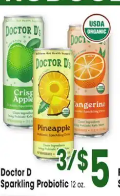 Jewel-Osco Doctor D Sparkling Probiotic offer