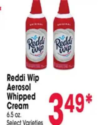 Jewel-Osco Reddi Wip Aerosol Whipped Cream offer