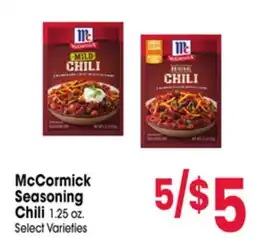 Jewel-Osco McCormick Seasoning Chili offer