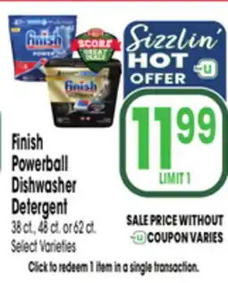Jewel-Osco Finish Powerball Dishwasher Detergent offer