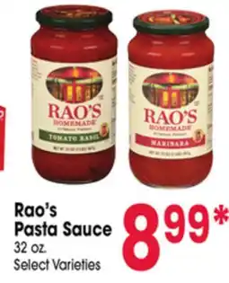 Jewel-Osco Rao's Pasta Sauce offer