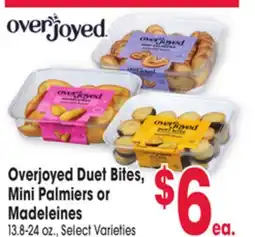 Jewel-Osco Overjoyed Duet Bites, Mini Palmiers or Madeleines offer