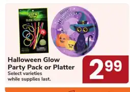 Jewel-Osco Halloween Glow Party Pack or Platter offer