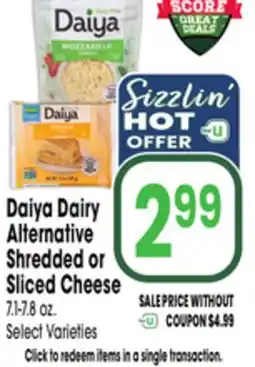 Jewel-Osco Daiya Dairy Alternative Shredded or Sliced Cheese offer