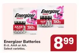 Jewel-Osco Energizer Batteries offer