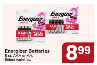 Jewel-Osco Energizer Batteries offer