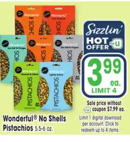 Jewel-Osco Wonderful No Shells No Shells Pistachios offer
