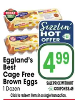 Jewel-Osco Eggland's Best Cage Free Brown Eggs offer