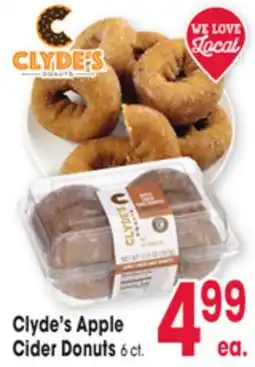 Jewel-Osco Clyde's Apple Cider Donuts offer