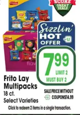 Jewel-Osco Frito Lay Multipacks offer