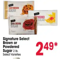 Jewel-Osco Signature Select Brown or Powdered Sugar offer