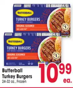 Jewel-Osco Butterball Turkey Burgers offer