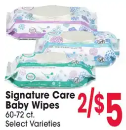 Jewel-Osco Signature Care Baby Wipes offer