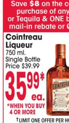 Jewel-Osco Cointreau Liqueur offer