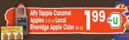 Jewel-Osco Affy Tapple Caramel Apples 3 ct. or Local Riveridge Apple Cider 64 oz offer