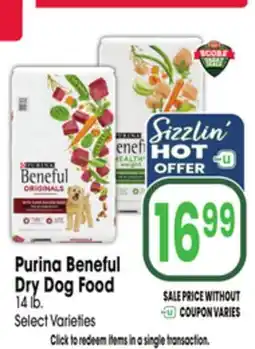 Jewel-Osco Purina Beneful Dry Dog Food offer