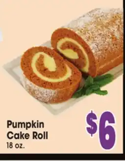Jewel-Osco Pumpkin Cake Roll offer