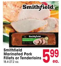 Jewel-Osco Smithfield Marinated Pork Marinated Pork Fillets or Tenderloins offer