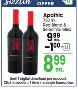 Jewel-Osco Apothic offer