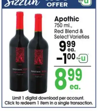 Jewel-Osco Apothic offer