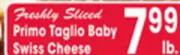 Jewel-Osco Primo Taglio Baby Swiss Cheese offer