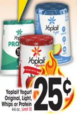 Jewel-Osco Yoplait Yogurt Original, Light, Whips or Protein offer