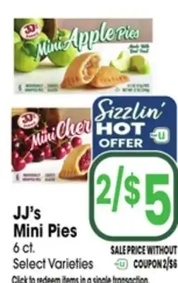Jewel-Osco JJ's Mini Pies offer