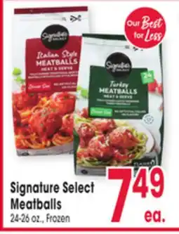 Jewel-Osco Signature Select Meatballs offer