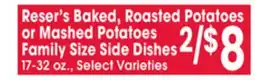 Jewel-Osco Reser's Baked, Roasted Potatoes or Mashed Potatoes Family Size Side Dishes offer