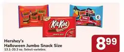 Jewel-Osco Hershey's Halloween Jumbo Snack Size offer