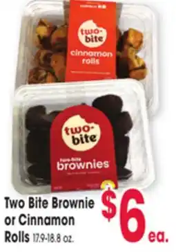 Jewel-Osco Two Bite Brownie or Cinnamon or Cinnamon Rolls offer