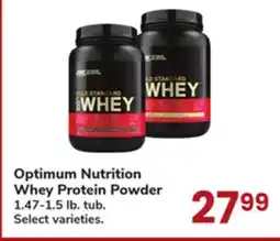 Jewel-Osco Optimum Nutrition Whey Protein Powder offer