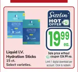 Jewel-Osco Liquid I.V. Hydration Sticks offer