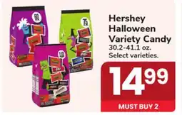 Jewel-Osco Hershey Halloween Variety Candy offer