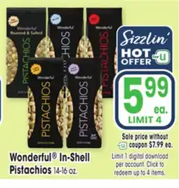 Jewel-Osco Wonderful In-Shell Pistachios offer