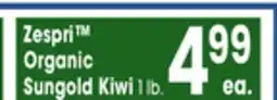 Jewel-Osco Zespri Organic Sungold Kiwi offer