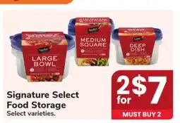 Jewel-Osco Signature Select Food Storage offer