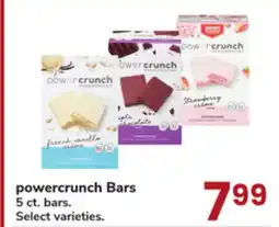 Jewel-Osco powercrunch Bars offer