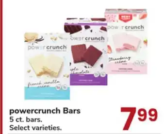 Jewel-Osco powercrunch Bars offer