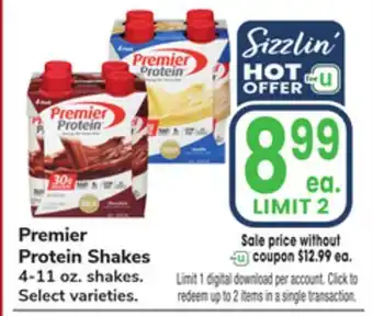 Jewel-Osco Premier Protein Shakes offer