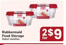 Jewel-Osco Rubbermaid Food Storage offer