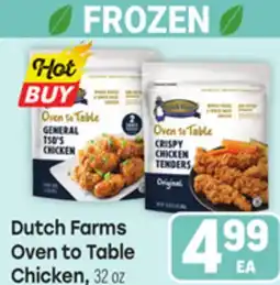 Tony’s Fresh Market Dutch Farms Oven to Table Chicken offer