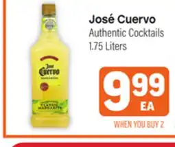 Tony’s Fresh Market José Cuervo Authentic Cocktails offer