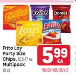 Tony’s Fresh Market Frito Lay Party Size Chips, 12.5-17 oz Multipack 10 ct offer