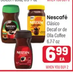 Tony’s Fresh Market Nescafé Clásico Decaf or de Olla Coffee offer