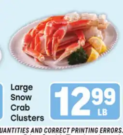Tony’s Fresh Market Large Snow Crab Clusters offer