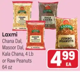Tony’s Fresh Market Laxmi Chana Dal, Masoor Dal, Kala Chana, 4 Lb or Raw Peanuts 64 oz offer