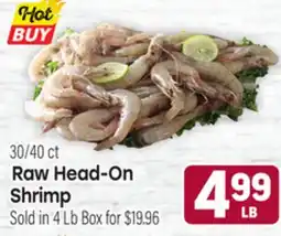 Tony’s Fresh Market Raw Head-On Shrimp offer