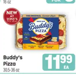 Tony’s Fresh Market Buddy's Pizza offer