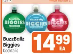 Tony’s Fresh Market BuzzBallz Biggies Cocktails offer